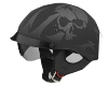 Gmax 1/2 Helmet - Matt Skull