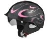 Gmax 1/2 Helmet - Pink Flames