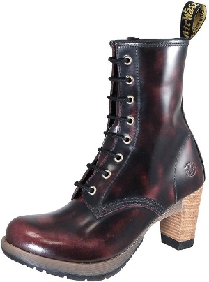 Darcie 8 Eye Boot Cheery Rub-off