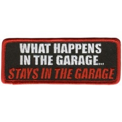 What happens in the garage... Patch