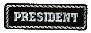 Officer Patch - President