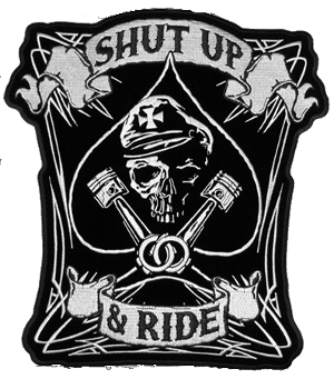 Shut up & Ride Patch