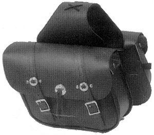 Saddlebags Compact Conchos 12 x 9.5 x 5 in.