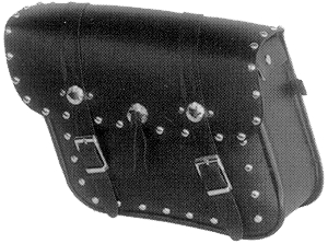 Saddlebags Large Studded Conchos 15 x 11 x 6 in.