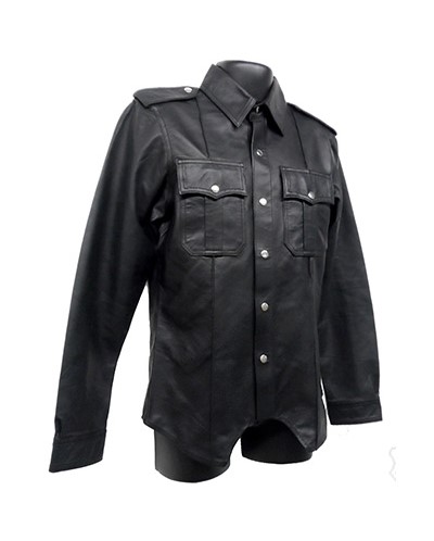 Leather Longsleeve Highway Patrol Shirt