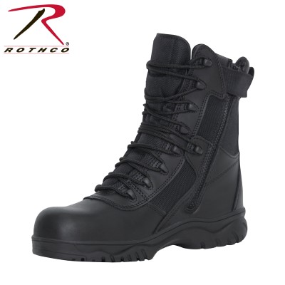 Forced Entry Tactical Boot With Side Zipper & Composite Toe - 8