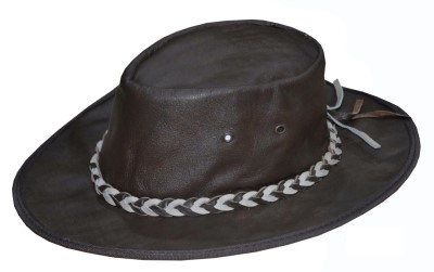 Brown Crushable Hat