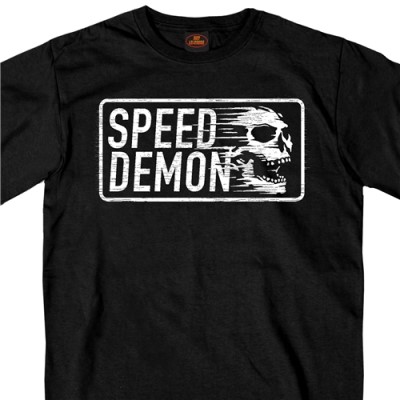 Speed Demon with Shop Logo on Back