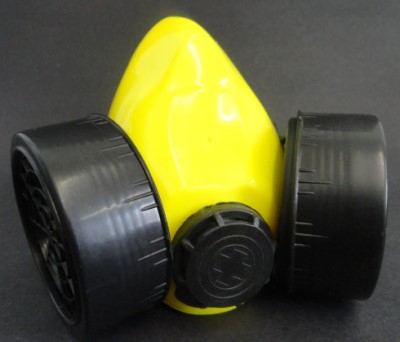 Plain Fluorescent Yellow Cyber Respirator