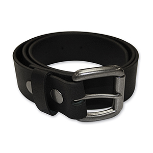 First Black Leather Belt