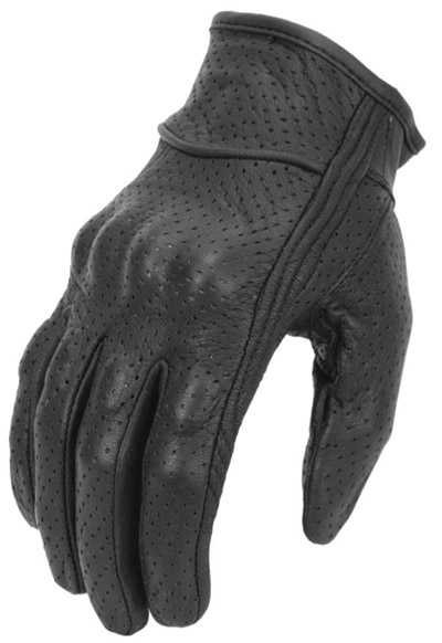 Men's Perforated Armoured Knuckle Gloves