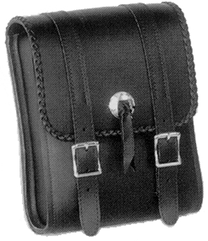 Sissybar Bag Small Braided Concho 11 x 8 x 3 in.