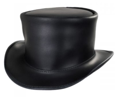 Leather Top Hat