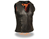 Shaf Women's Zipper Front Vest w/ Studding Detail