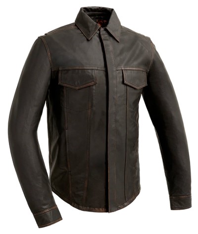 Maduro Leather Shirt