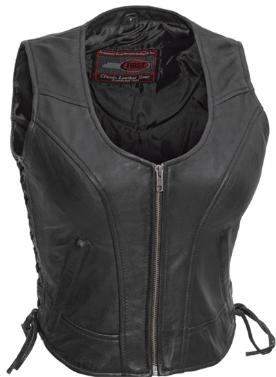 Women's Leather Vests