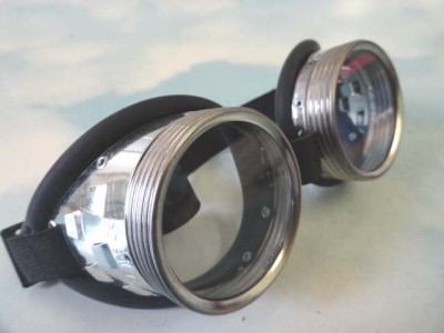 Vintage Aluminum Cyber Goggles