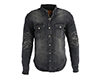 Armored Denim Shirt - Black