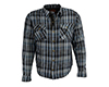 Armored Flannel Shirt - Blue / Gray