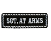 Officer Patch - Sgnt. at Arms