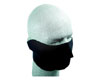 Solid Black Neoprene Half Face Mask