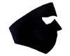 Solid Black Neoprene Full Face Mask